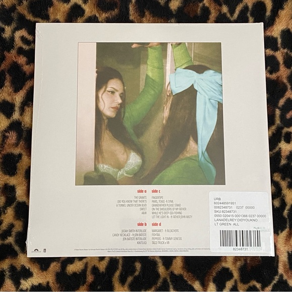 NEW SEALED 🌸 Lana del Rey Tunnel Under Ocean Blvd GREEN Color Vinyl Record LP - Picture 2 of 2